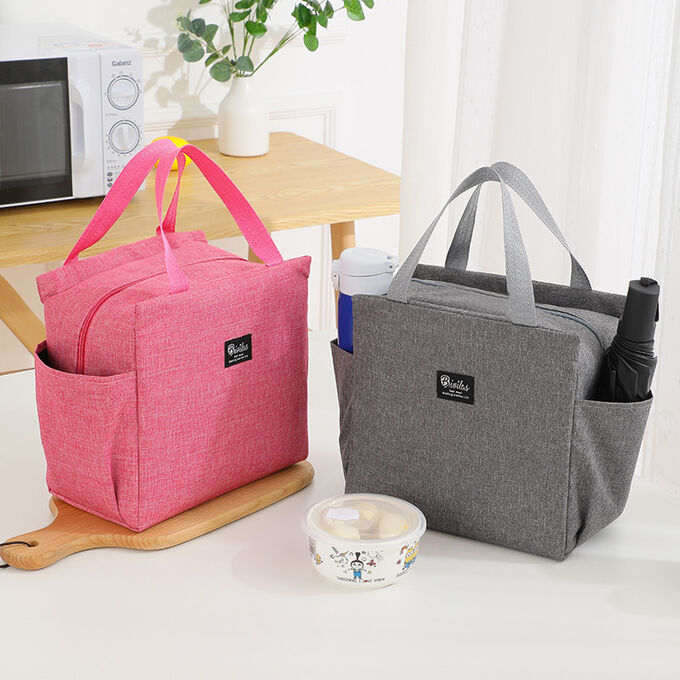 Fashion & Bags Сумка термос, 8,7 л., 25 х 14 х 25 см., на молнии, 2 боковых кармана