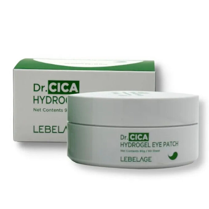 LEBELAGE Гидрогелевые патчи для глаз с экстрактом центеллы Dr.CICA HYDROGEL EYE PATCH, Южная Корея, 60шт