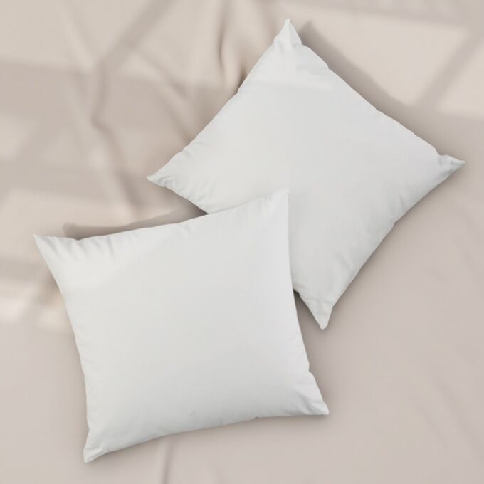 Sima-Land Home Набор наволочек SL Home Subtle 70*70 см - 2 шт, сатин, 140 гр/м2, 100% хлопок