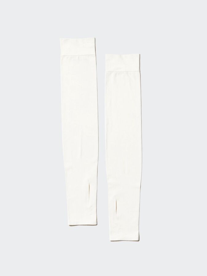 UNIQLO - бесшовные нарукавники с защитой от УФ-лучей - 00 WHITE