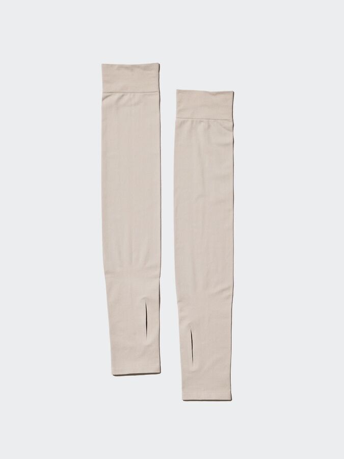 UNIQLO - бесшовные нарукавники с защитой от УФ-лучей - 31 BEIGE