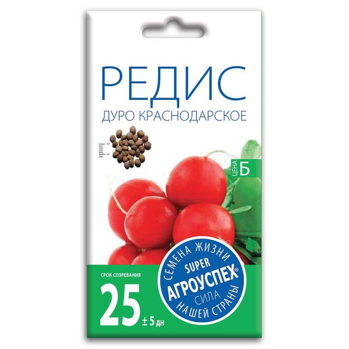 ТПК Рости Редис Дуро Краснодарское, семена Агроуспех 3г (100)