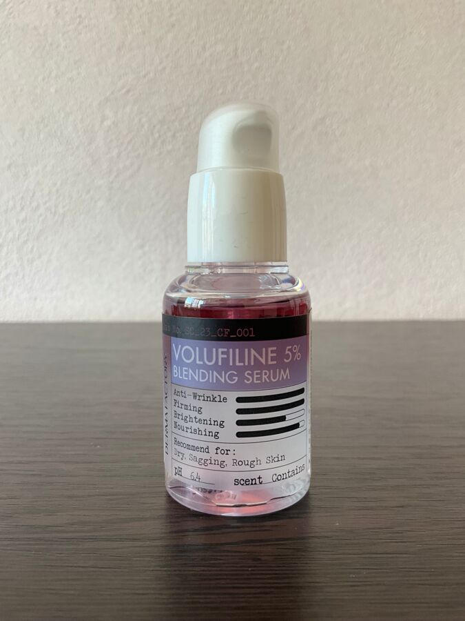 Derma Factory Сыворотка для лица антивозрастная двухфазная с волюфилином, 30 мл