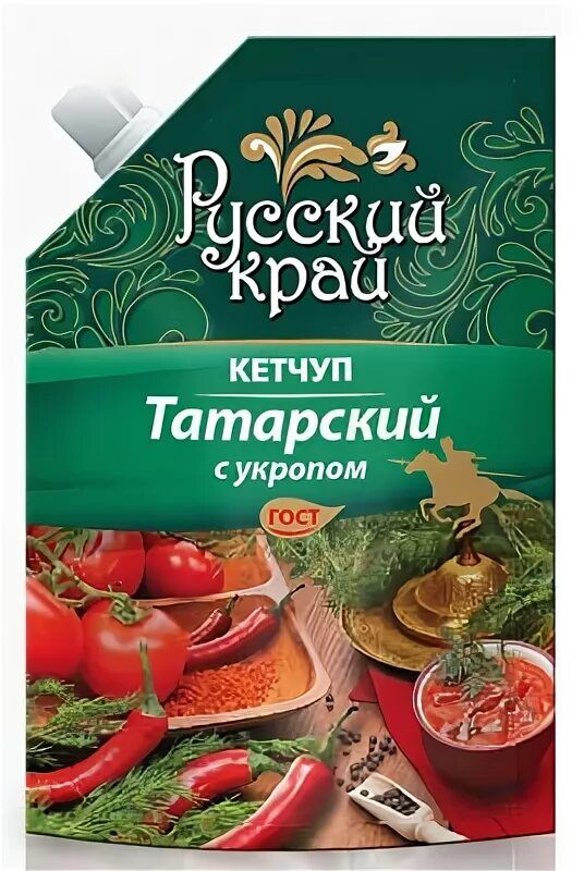 Балтимор Русский Край Кетчуп Татарский 220г д/п (1/24) с укропом