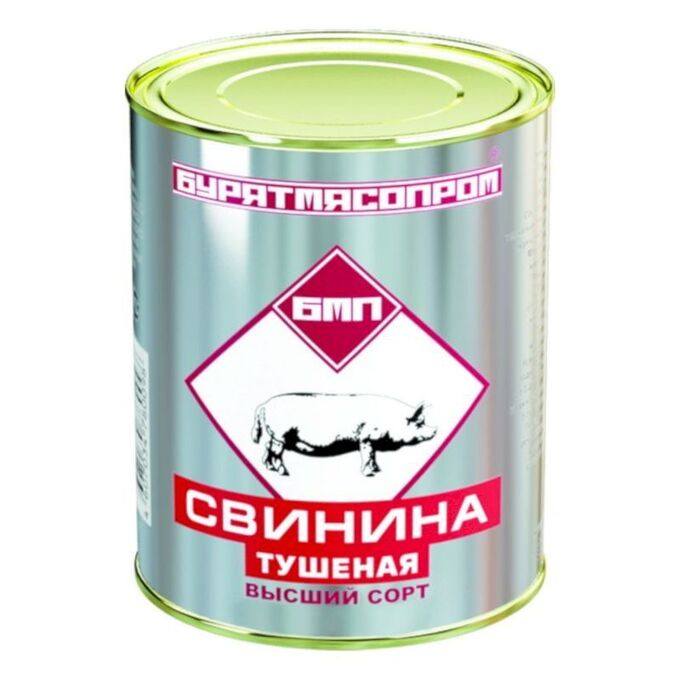 NO NAME Бурятмяспром свинина 338гр ГОСТ (1/30) в/с