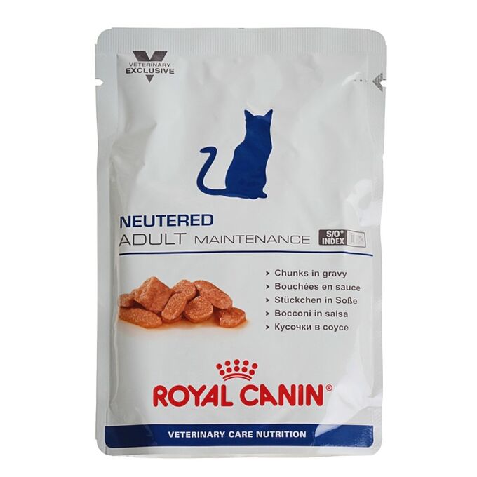 Royal Canin VCN NEUTERED ADULT MAINTENANCE (ВКН НЬЮТРИД ЭДАЛТ МЭЙНТЕНЭНС), ПАУЧпитание для кастрированных/стерилизованных котов и кошек с м
