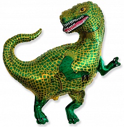 902754 Шар-фигура/ мини фольга, &quot;Динозавр Тираннозавр&quot; (FM), 13&quot;/33 см