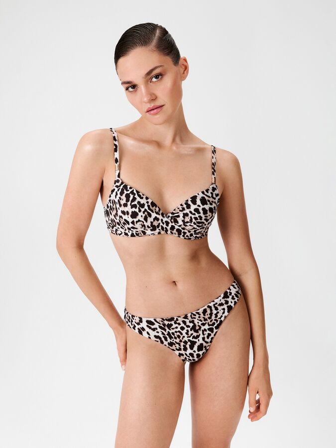 Infinity Lingerie Бюстгальтер купальный жен. V-shape Classic Nefeli леопардовый принт
