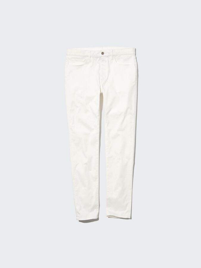 UNIQLO — ультраэластичные джинсы скинни (длина 84 см) - 00 WHITE