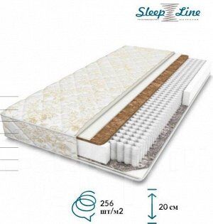 SleepLine Матрас Basic Combi (Кокос). Анатомический. Разносторонний 1600х1900