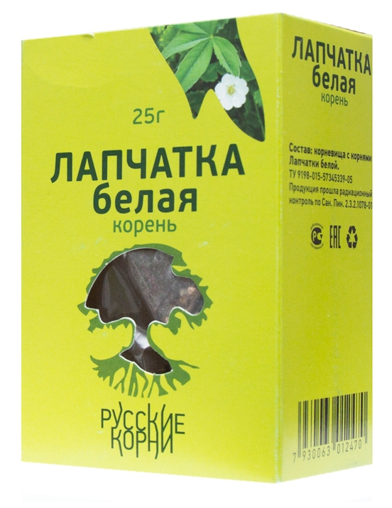 Русские корни Корень лапчатки белой купить со скидкой в Москве по невысокой цене