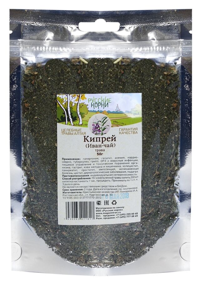 Русские корни Кипрей (иван-чай) трава