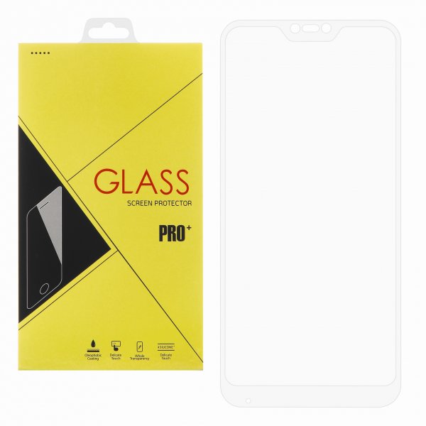 Защитное стекло Xiaomi Redmi 6 Pro Glass Pro Full Screen белое 0.33mm