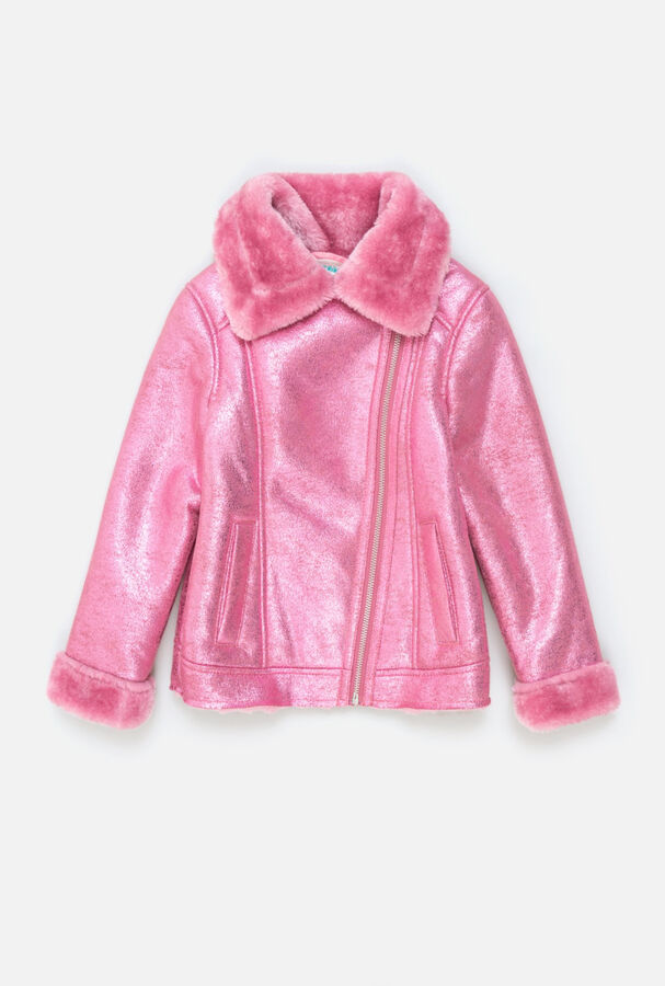 Куртка детская для девочек Varda глубокий розовый