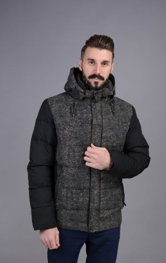 Куртка мужская зимняя Р-1009 черный без меха