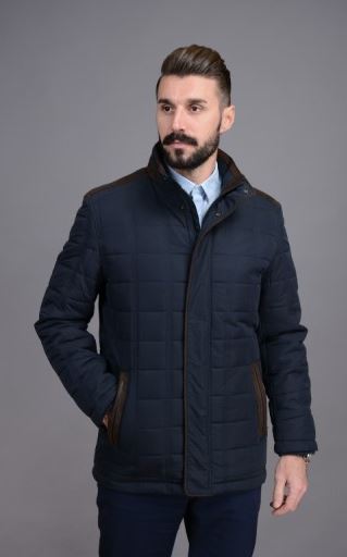 Куртка мужская деми  P-199 синий