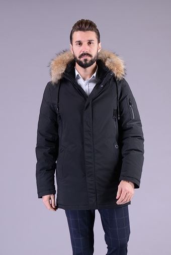 Куртка мужская зимняя Р-1218м черный