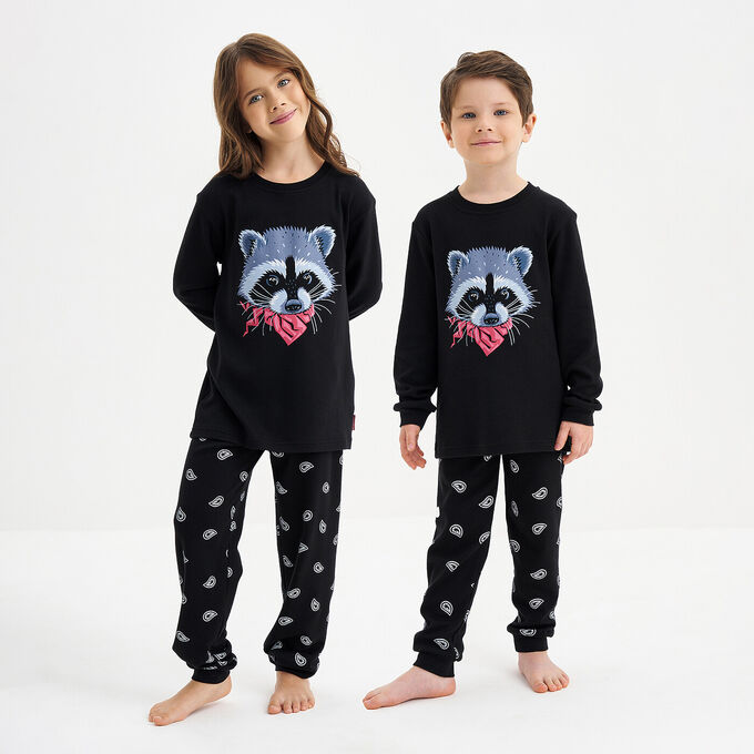 KOGANKIDS Пижама для мальчика, черный