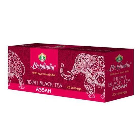 Дары Памира Чай ASSAM INDIAN BLACK TEA черный индийский пакетированный 25х2г Bestofindia 50г