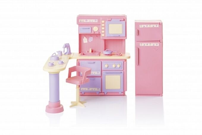 Кухня &quot;Маленькая принцесса&quot; розовая 9,5*31,5*0,5 см