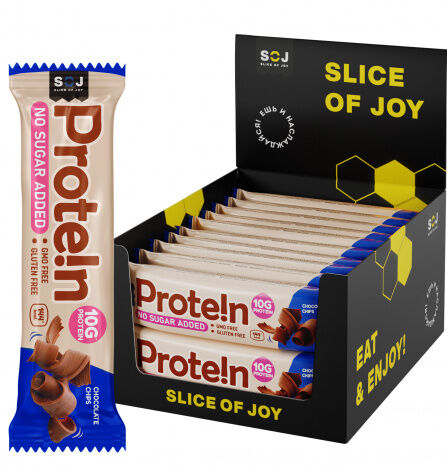 SOJ Протеиновый батончик &quot;PROTEIN BAR&quot; 40г (1/4б/20шт) шоколадные чипсы 3999
