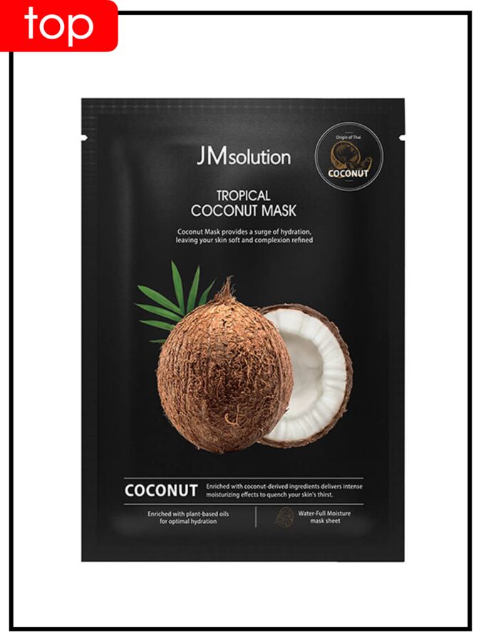JMSolution Маска для лица тропическая кокосовая Mask Tropical Coconut, 30 мл