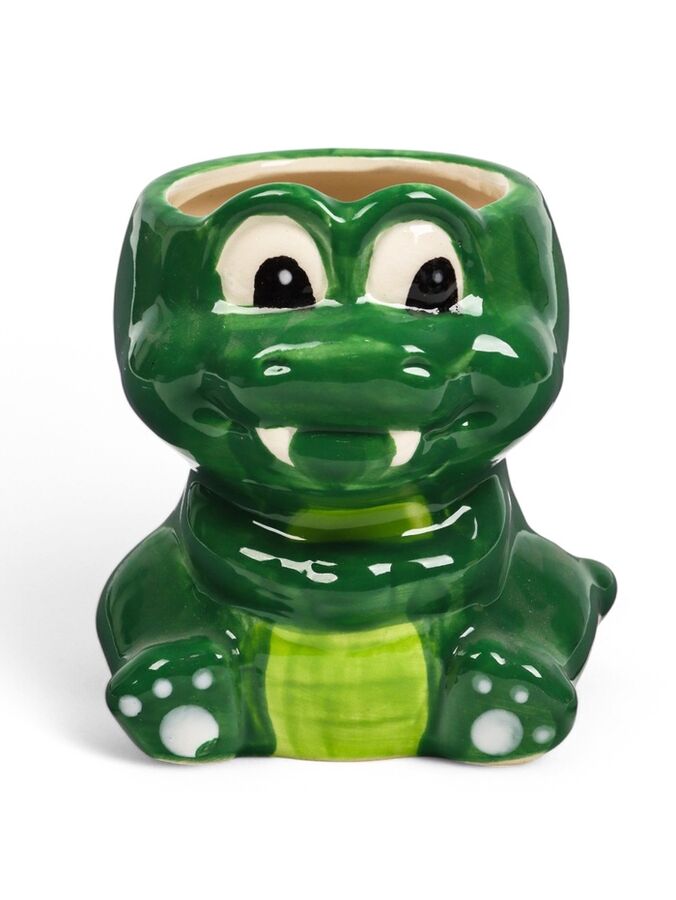 Greengo Кашпо &quot;Крокодильчик Дино&quot; 7х7х9см