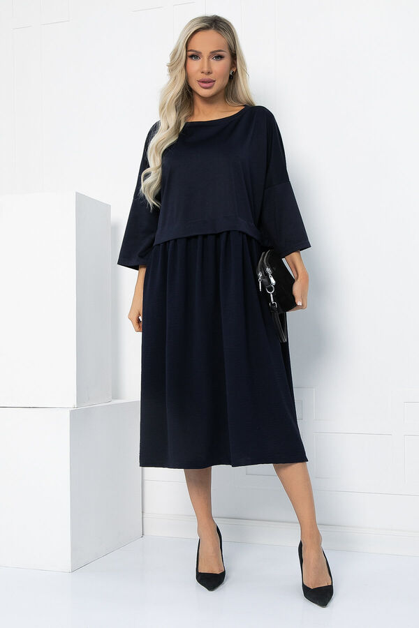 LT Collection Платье бохо (синее) П12767-10М