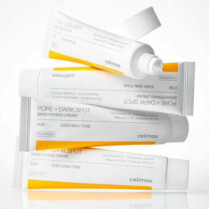 Celimax Крем для выравнивания тона и рельефа кожи Pore+Dark Spot Brightening Cream, 35мл