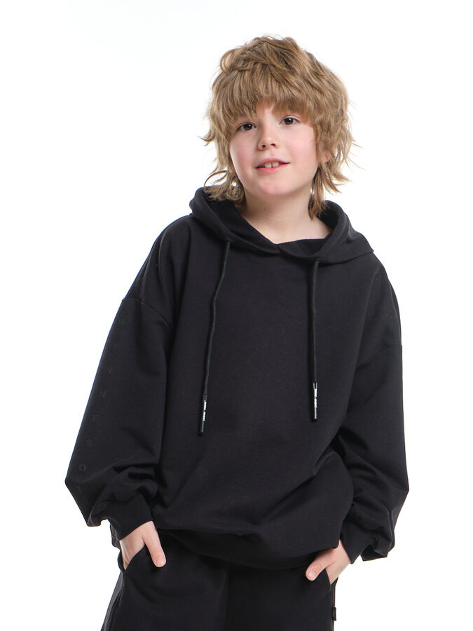 Mini Maxi Худи спортивное оверсайз (128-146см) 22-7547-1(3) черный