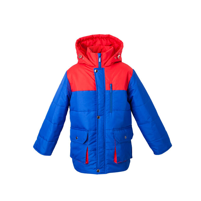 Куртка зимняя Арт. 04073 синий-красный