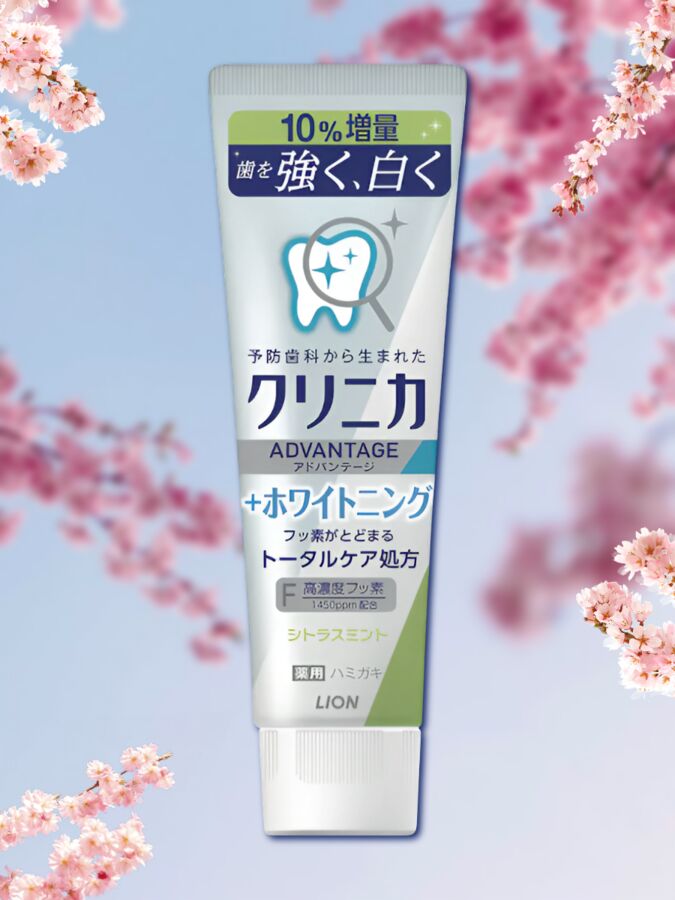 Lion Зубная паста &quot;Clinica advantage&quot; для восстан белизны и красоты зубов со вкусом мяты и цитруса 130 г