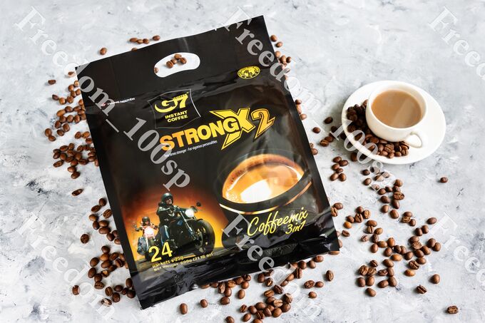 TRUNG NGUYEN Растворимый кофе STRONG X2 24 пакетика