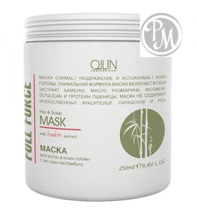 OLLIN Professional Ollin full force маска для волос и кожи головы с экстрактом бамбука 250мл