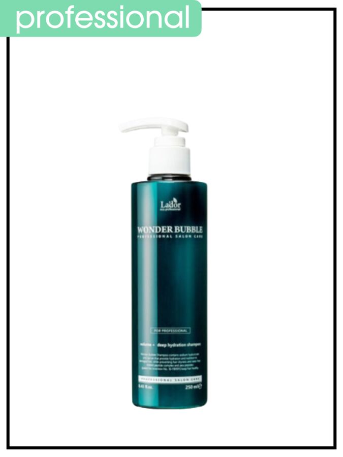 Пептидный шампунь для волос для объема и гладкости Lador Wonder Bubble Shampoo, 250мл
