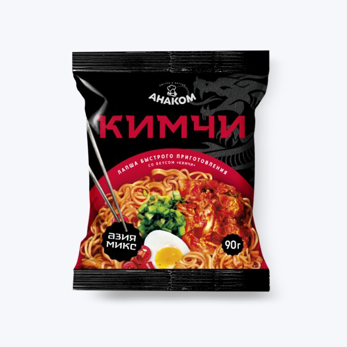 АНАКОМ КИМЧИ Лапша  «Азия Микс» в пакете