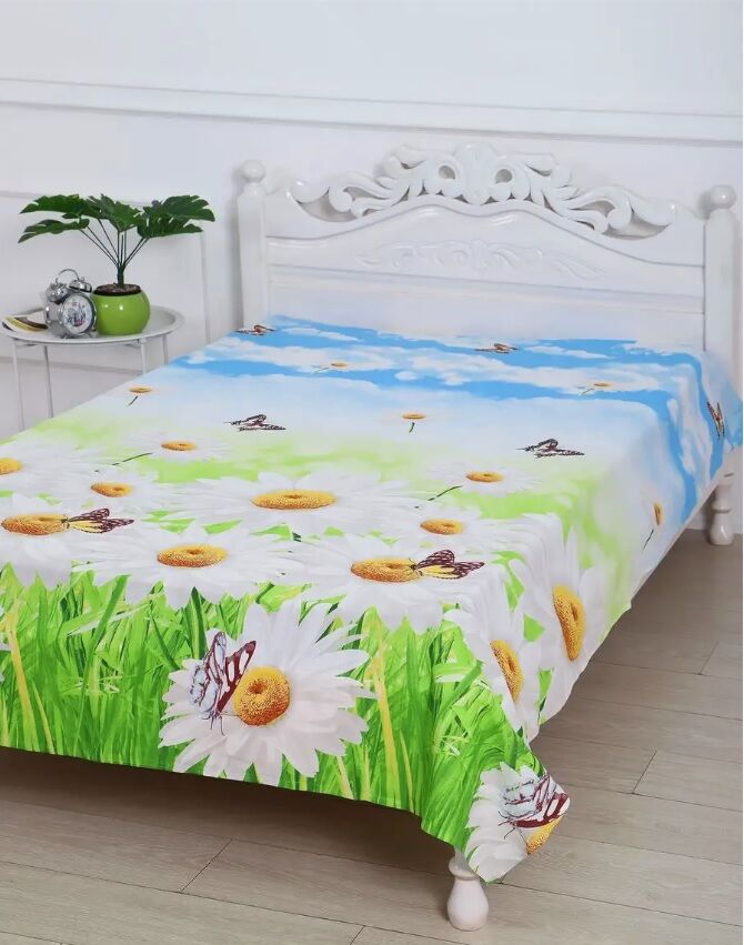 Stasia Простыня Бязь пл.120 б120б/ш-47 (Размер Евро макси)
