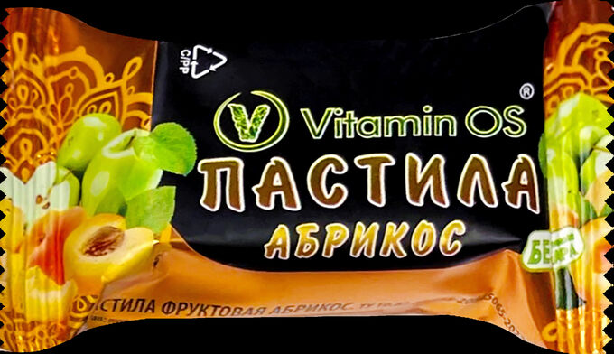 Победа Батончик пастилки VitaminOS Абрикос  1  шт*40 гр.