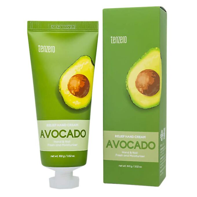 TENZERO RELIEF HAND CREAM AVOCADO Крем для рук с экстрактом авокадо 100гр