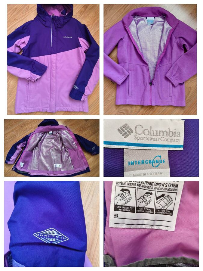 Куртка Columbia 3 в 1, демисезонная