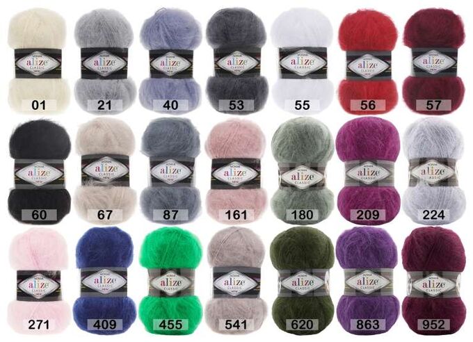 Пряжа Alize Mohair Classic
