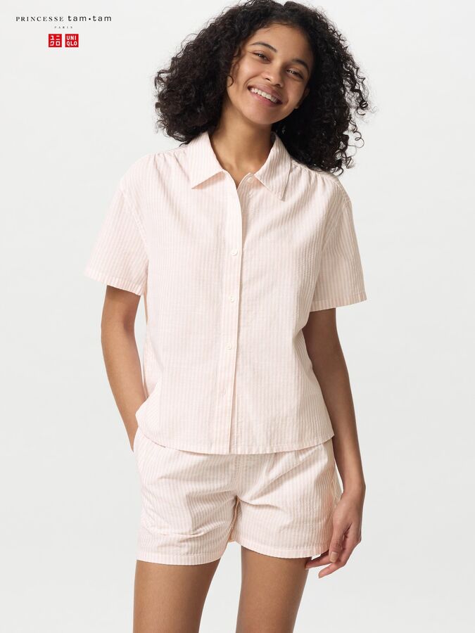 UNIQLO Пижама женская с коротким рукавом,