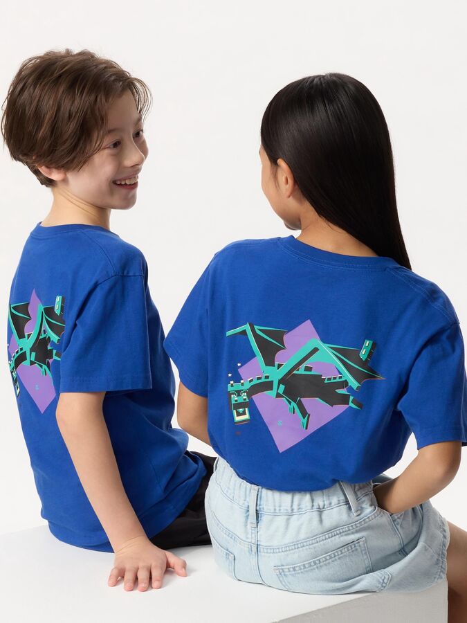 UNIQLO Футболка детская, синий