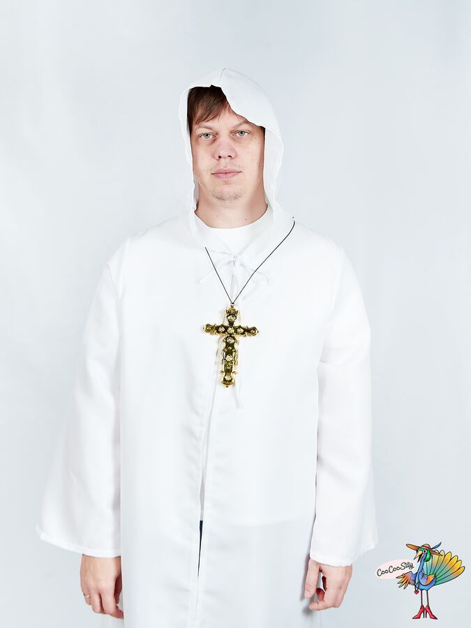 Hallowen Concepts Карнавальный Крест священника с декором, золото 16х10 см