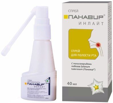 ВнешТорг Фарма Панавир® инлайт спрей д/полости рта 40мл	Зеленая Дубрава ЗАО
