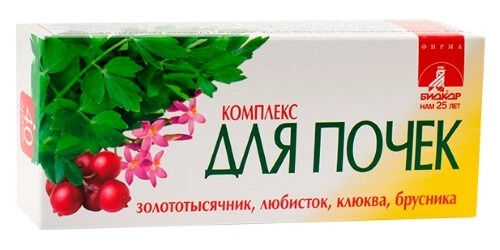 ВнешТорг Фарма Комплекс для почек Биокор драже 0,26г №40 БАД	Биокор Фирма ООО