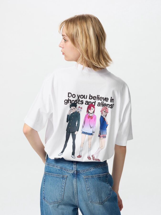 UNIQLO Футболка унисекс, белый
