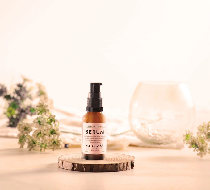 NEEMLI NATURALS Retinol &amp; Peptide Serum Антивозрастная сыворотка для лица с ретинолом и пептидами 15мл