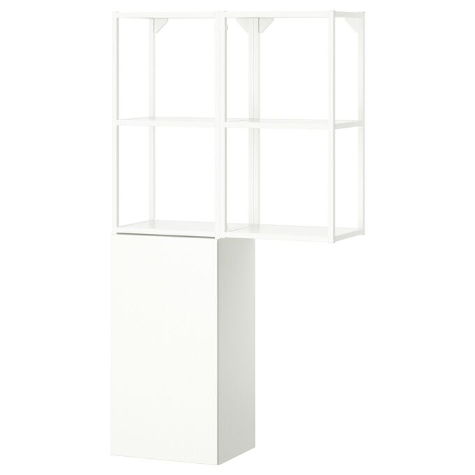 IKEA ENHET, комбинация для хранения, белый, 80x32x150 см