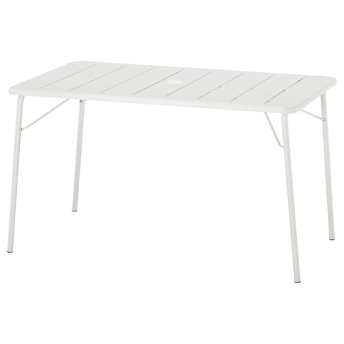 IKEA ТОРПАРЕ, стол, напольный, белый складной, 130x74 см
